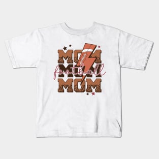 Football Mom Kids T-Shirt